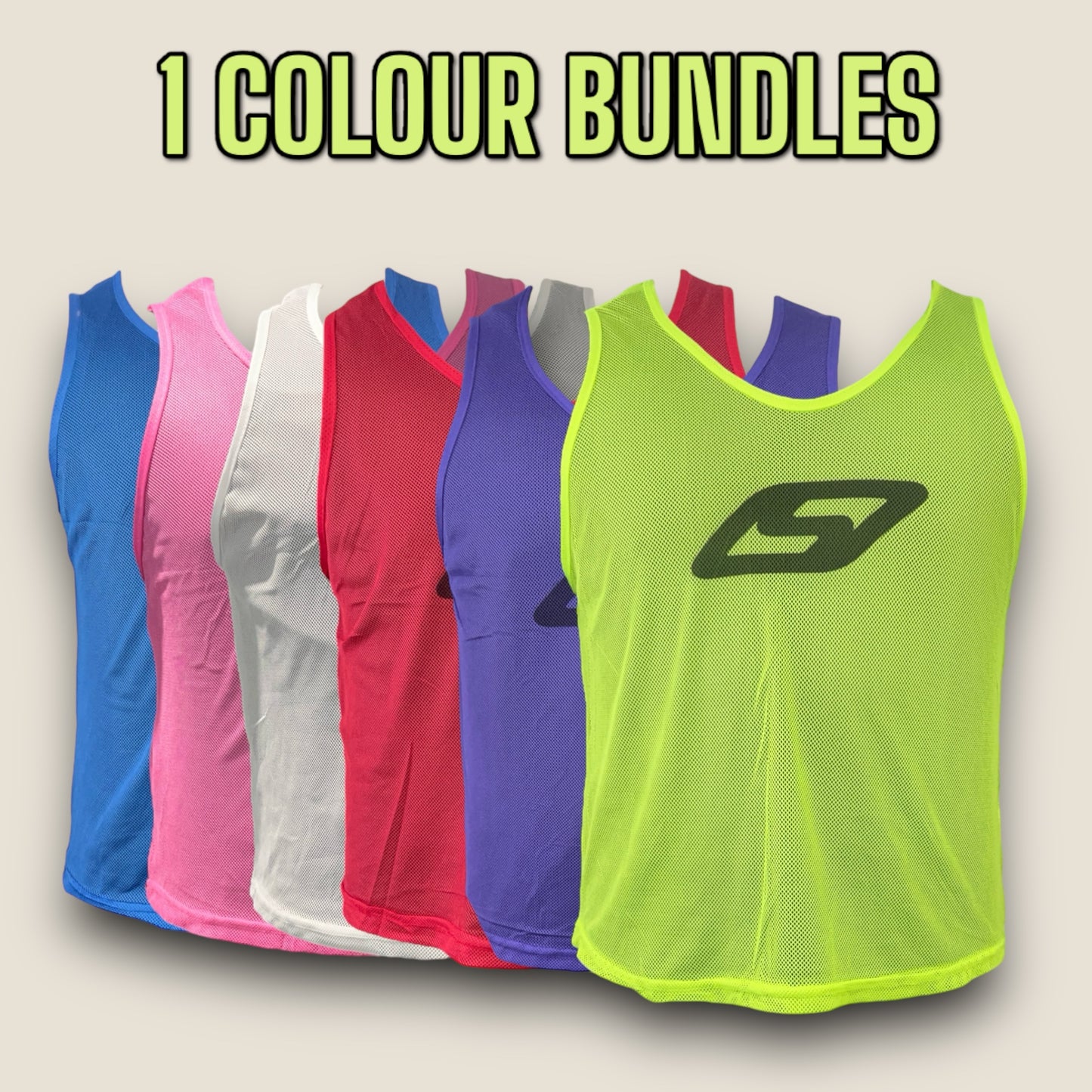 *pick your own* Lightweight Mesh Training bibs (BUNDLE PACKS)