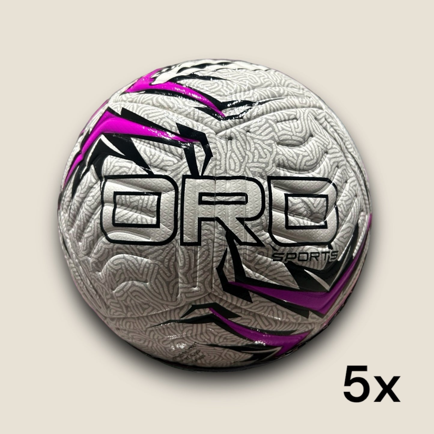 ORO Velocity 1.0 Premium Grade Match Ball 5x