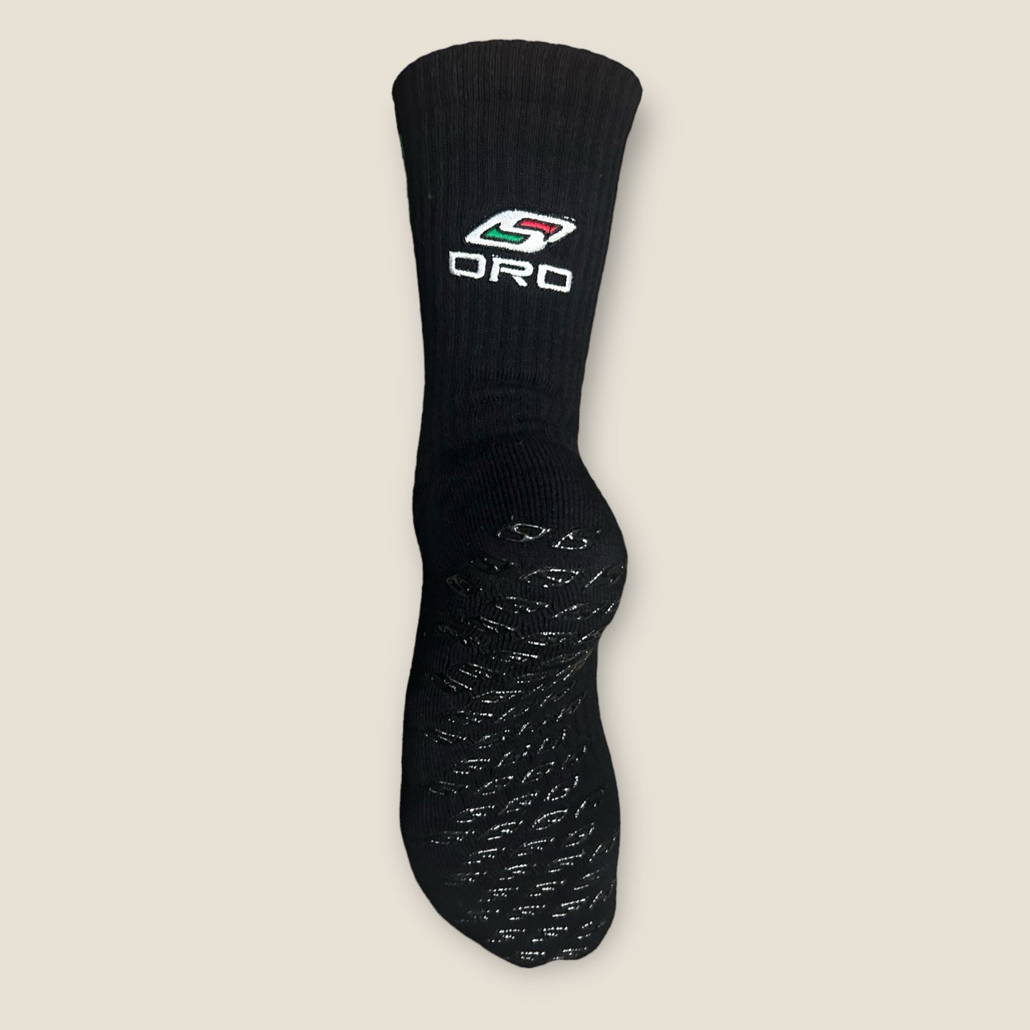 Black Premium Grip Socks