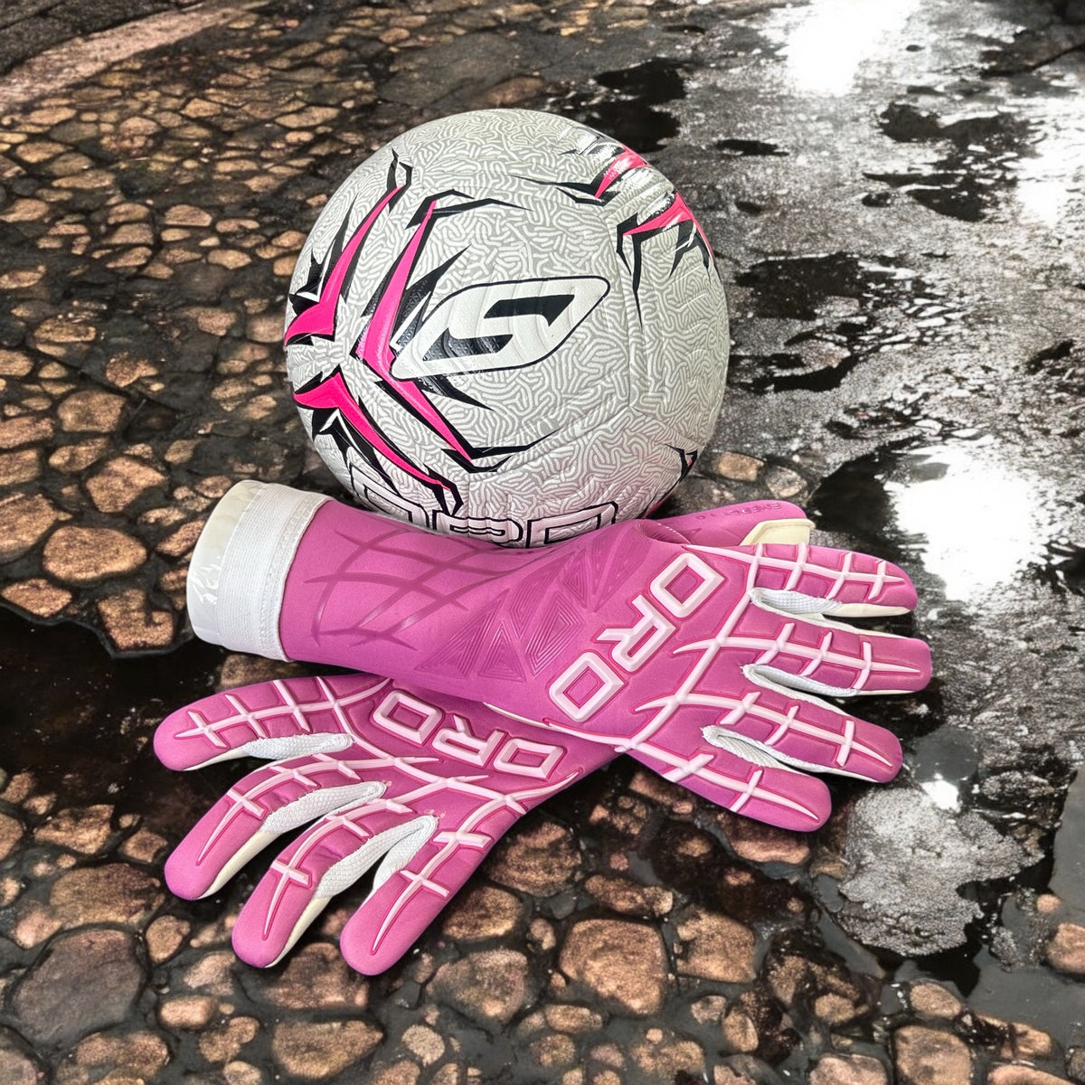 ORO Energy 1.0 Pro Goalkeeper Gloves – Pulse Pink Edition
