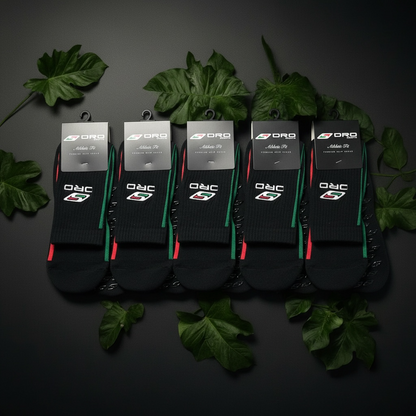 Black Premium Grip Socks