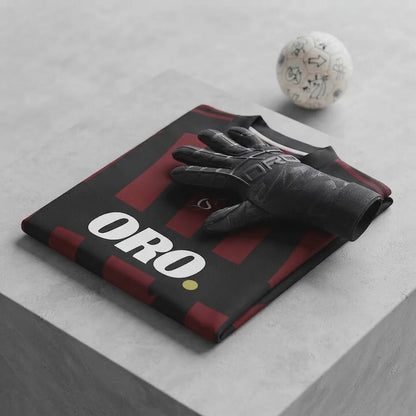 ORO Energy 1.0 Junior Pro Knit Goalkeeper Gloves – Stealth Black